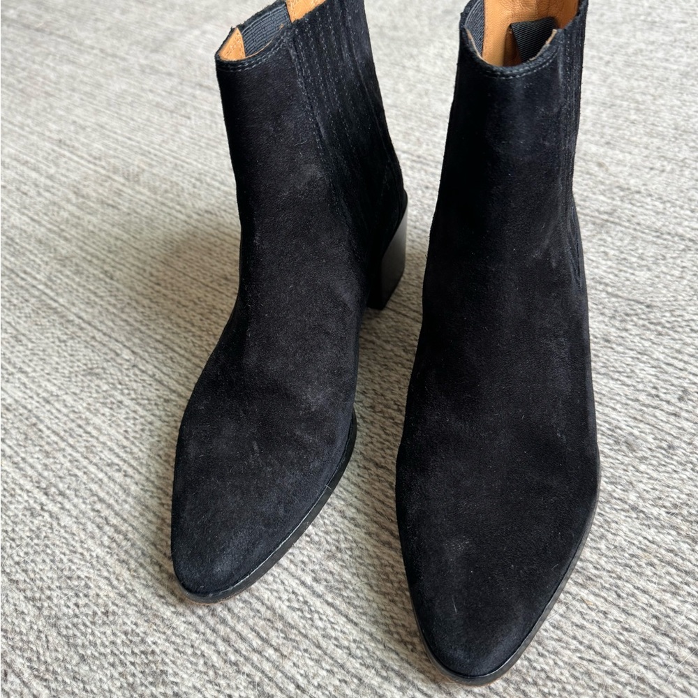 Beautiful Rag & Bone Rover Boots- Black Suede (Size 39)